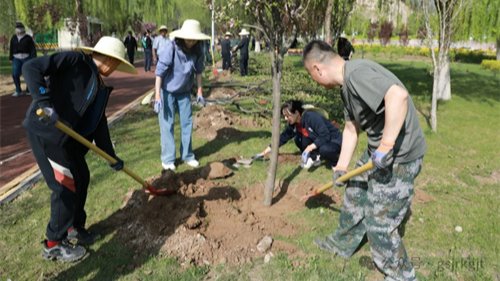 “植此青綠，共繪青山”——甘肅金控集團開展義務植樹活動